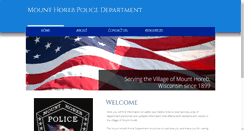 Desktop Screenshot of mhpd.org